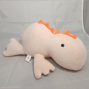 14” Kowsi Pink Dinosaur Weighted Plush Stuffed Animal